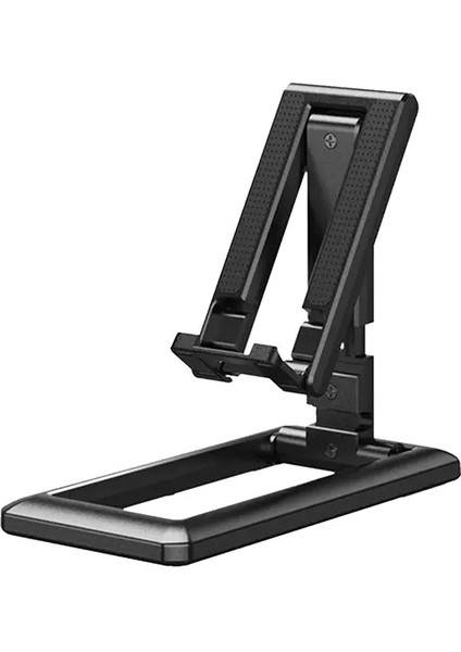 Katlanabilir Masaüstü Tutucu Taşınabilir Mini Moblie Telefon Standı iPhone iPad Xiaomi Samsung Huawei Masa Braketi Taşınabilir Holdercolor: Siyah (Yurt Dışından)