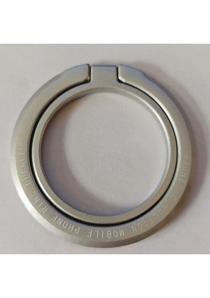 Cep Telefonu Magsafe Için Güçlü Mıknatıs, Katlanabilir 360 Derece Dönme Manyetik Tutucu Parmak Yüzüğü Iphonecolor Için Metal Braket: Siyah (Yurt Dışından)