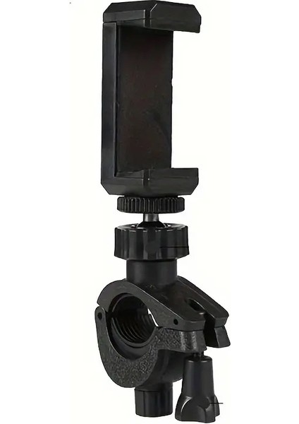 Telefon Canlı Akış Braketi 360 ° Dönen Braket Bisiklet Tutucu Kelepçesi Fotoğraf Tripod Selfie Stick Stand Accessoriescolor: Siyah (Yurt Dışından)