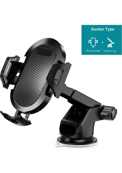 Yeni Sucker Araba Telefon Tutucu Cep Telefon Tutucu Araçta Stand Iphone 11 Için Manyetik Gps Montaj Desteği Yok Samsungcolor: Sucker Type (Yurt Dışından)