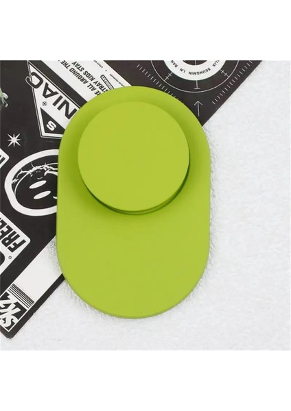 Ins 3D Oval Düz Renk Tutucu Magsafe Manyetik Telefon Griptok Grip Tok Iphone Kablosuz Şarj Kasa Parmak Tutucu Renk: CX-207 (Yurt Dışından)