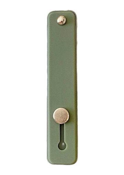 Evrensel Silikon Bileklik Telefon Tutucu Parmak Yüzüğü Telefon El Bant Braketi Push Pull Pull Pull Happone Stant Sticker Telefon Tutucu Renk: Ordu GREEN-026 (Yurt Dışından)