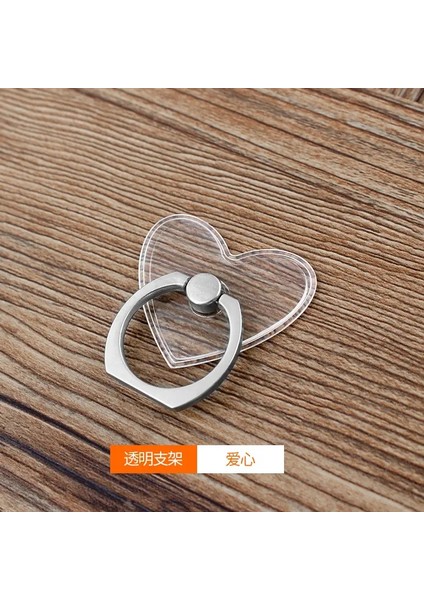 Evrensel Stent Cep Telefonu Tutucu Stand Parmak Yüzüğü Magnicy Için Sevimli Cep Telefonu Için Manyetik Iphone Xs Max 8 Renk: A23-LOVE Için Şeffaf Tutucu (Yurt Dışından)
