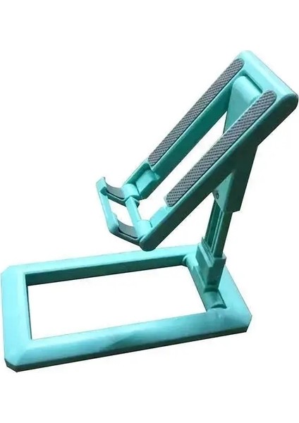 Taşınabilir Masaüstü Tutucu Katlanabilir Mini Moblie Telefon Standı Iphone 13 Pro Max iPad Xiaomi Masa Braketi Taşınabilir Stand Renk: Yeşil (Yurt Dışından)