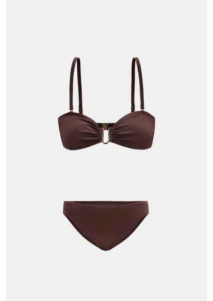 Assos Mocha Straplez Çıkarılabilir Pedli Toparlayıcı Bikini Takım