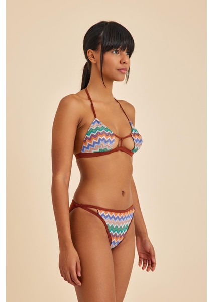 Hawaii Mocha Balensiz Üçgen Bralet Bikini Takım modelleri