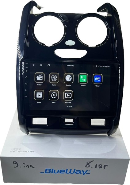 Dacia Duster 2013-2018 Blueway 8-128 Tam Profesyonel Oem Multimedia modelleri