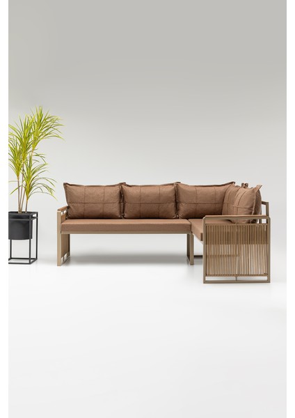 Mina Köşe Takımı Kahve-Kahve (Balkon-Bahçe-Mutfak) fiyatları