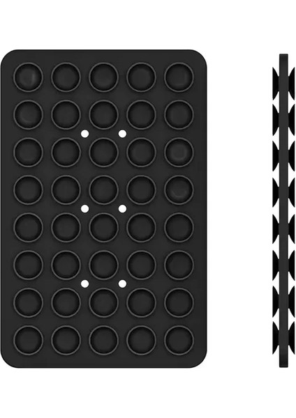 Silikon Emme Kupası Cep Telefonu Sabitleme Emme Kupası Iphone Android Için Universal Selfie ve Videolar Için Monte Braket Telefon Renk: Siyah (Yurt Dışından)