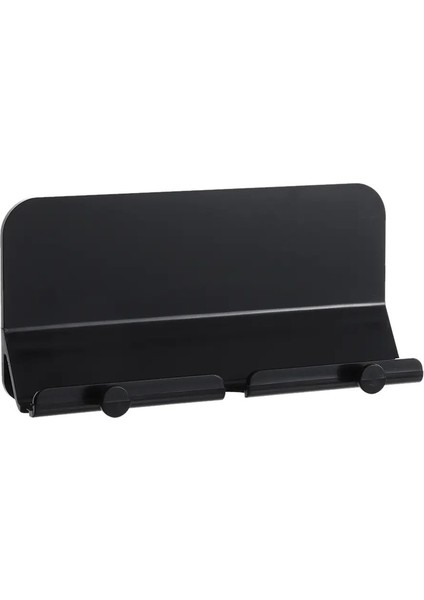 Duvar Montaj Şarjı Kanca Telefon Tutucu Duvar Asma Kablosu Organizatör Stand Braket Dock Yapıştırılmış Duvar Telefon Tablet Tutucu Sarf Malzemesi: C-Black (Yurt Dışından)