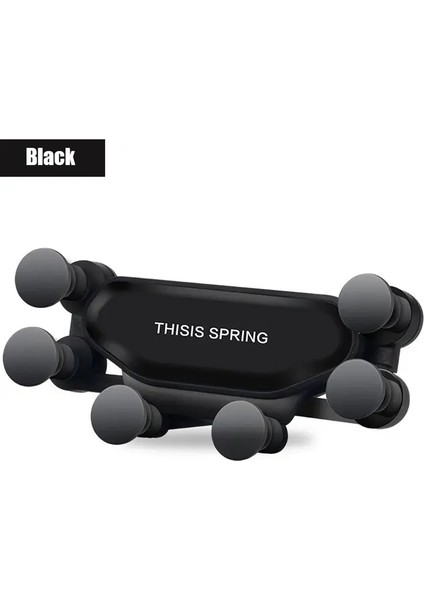 2021 Araba Bu Bir Telefon Tutucu Hava Havalandırma Monut Gps Telefon Için Stant Yerçekimi Arabada Magnetik Yok Xiaomi Samsung Supportcolor: Black 2 (Yurt Dışından)