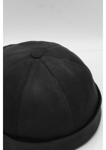 Erkek Hipster Premium Cap Siyah Docker Şapka fırsatları