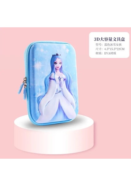 3D Eva Unicorn Astronot Kalem Kılıfı Büyük Kapasiteli Karikatür Kırtıllık Kutusu Kalem Kutusu Öğrenci Kalem Kılıfı Okul Hediyeleri Renk: Snow Girl (Yurt Dışından)