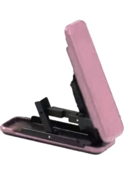 Plastik Cep Telefonu Tutucu Ultra Ince Siyah Gümüş Kırmızı Pembe Cep Telefonu Standlar Katlanabilir Katlanabilir Telefon Braketi Universalcolor: Pembe (Yurt Dışından)