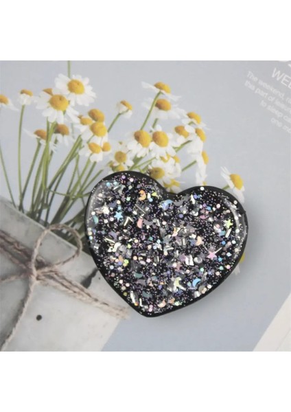 Love Flash Glitter Ring Cep Telefonu Katlama Streç Braketi Cep Telefonu Tutucu Herhangi Bir Cep Telefonu Modeli Için Uygundur. (Yurt Dışından)
