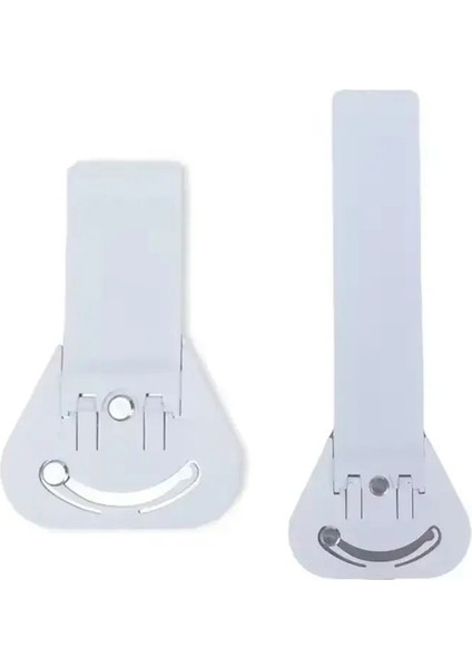 Paslanmaz Çelik Döner Cep Telefonu Desteği Kickstand Yapışkan Katlanır Telefon Tutucu Braketi Ipad iPhone Görünmez Standlar Renk: 2x Beyaz Karışım (Yurt Dışından)
