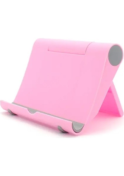 Evrensel Katlanabilir Masa Telefon Tutucu Samsung S20 Plus Ultra Note 10 iPhone 11 Cep Telefonu Tablet Masaüstü Tutucu Renk: C11-PINK (Yurt Dışından)