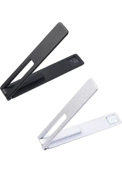 Manyetik Ultra Ince Katlanabilir Cep Telefonu Tutucu Braket Metal Masaüstü Cep Telefon Stander Telefon Desteği Kickstand Universal Renk: 2 Pcs Mix (Yurt Dışından)