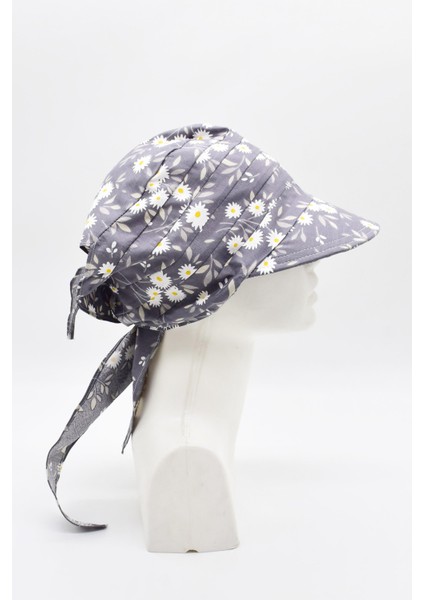 Kadın Safari Bağlamalı Eşarp Siperli Bandana Plaj Şapkası modelleri