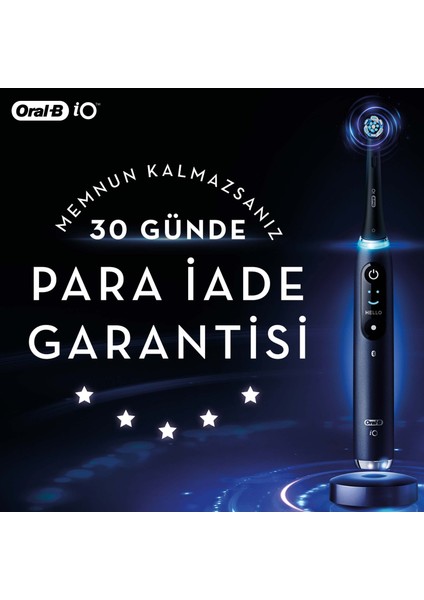 iO 9 Şarjlı Diş Fırçası Seti 2'li - Siyah/Pembe modelleri