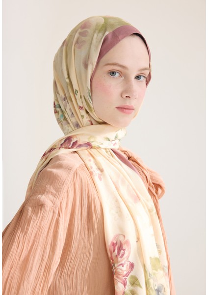 Peony Harmony Floş Viskon Şal Soft Pembe fırsatları