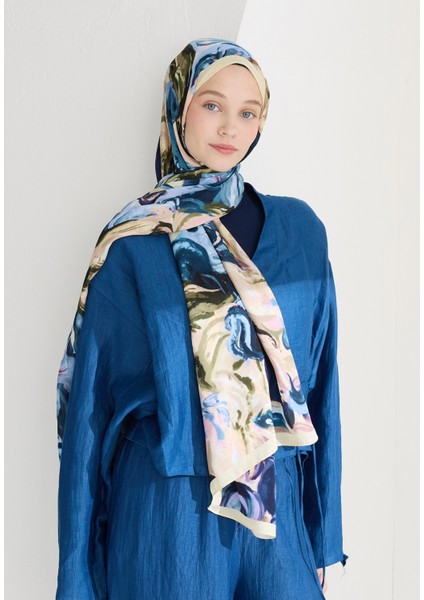 Rosıe Floş Viskon Şal Indigo fiyatları