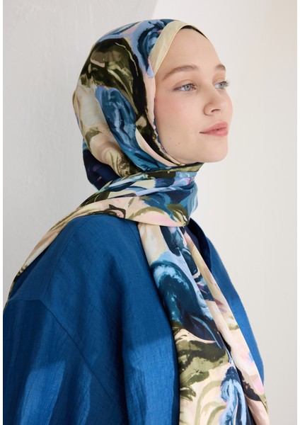 Rosıe Floş Viskon Şal Indigo fırsatları