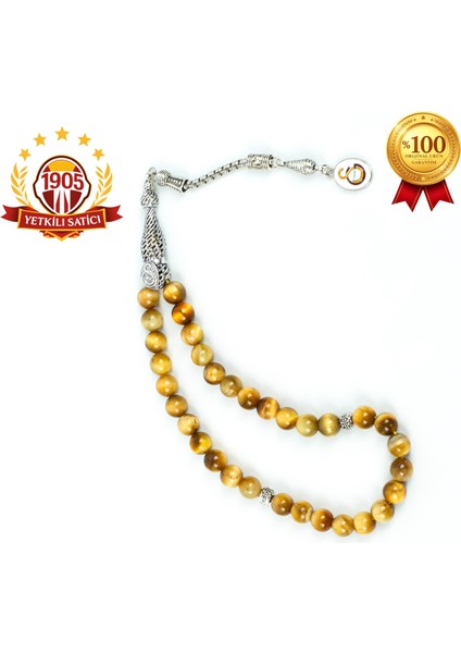 Gs Kaplangözü Doğaltaş Tespih (Sarı)