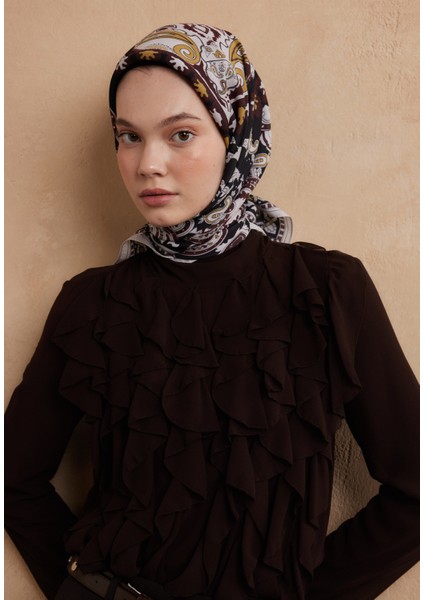 Lena Desen Pamuk Ipek Eşarp Siyah fiyatları