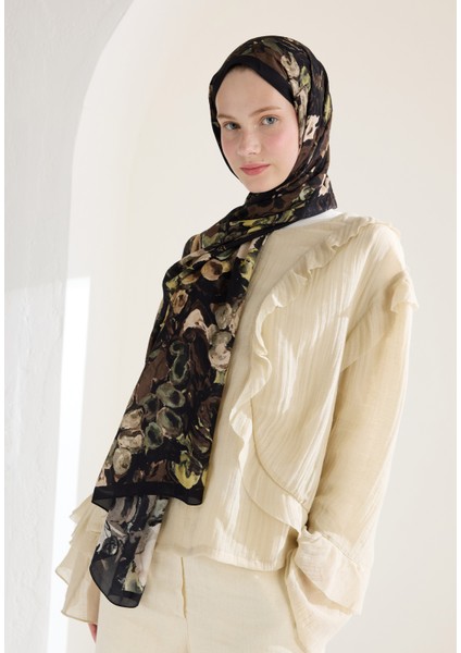 Astra Floş Viskon Şal Siyah fırsatları