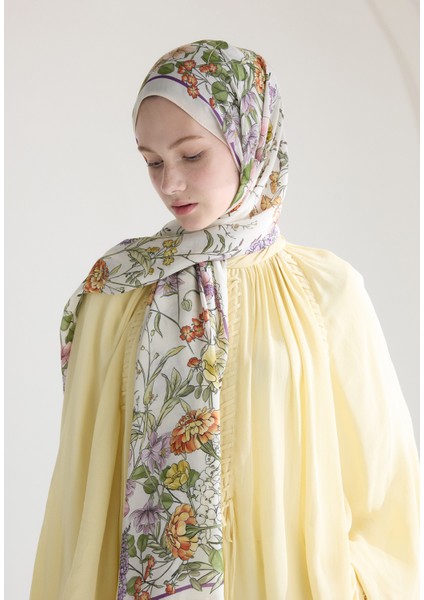 Valentına Floş Viskon Şal Bej fiyatları