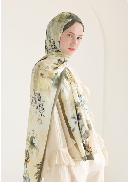 Peony Harmony Floş Viskon Şal Vizon fiyatları