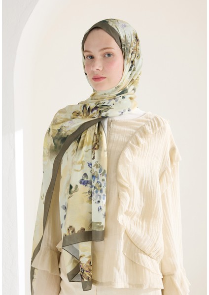 Peony Harmony Floş Viskon Şal Vizon fırsatları