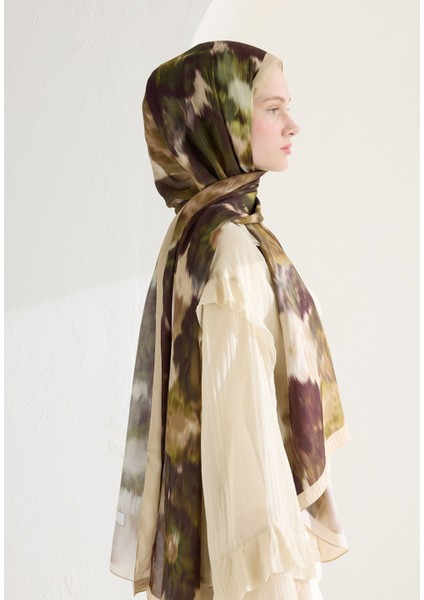 Sweet Peony Floş Viskon Şal Bej fırsatları