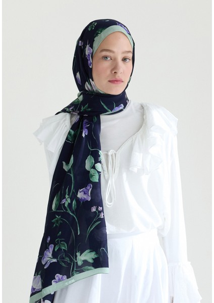 Love Garden Floş Viskon Şal Lacivert fiyatları