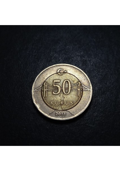 3996368800C7E45223 2011 Çapaklı 50KURUŞ Çt+ Eski Madeni Para fırsatları