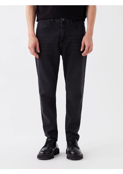 Xsıde Siyah 730 Havuç Kalıp Erkek Jean Pantolon modelleri