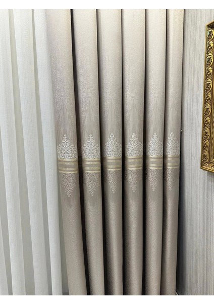Nivemeshome Titus FJ632145 V-5228 Vizon 1/3 Sık Pileli Fon Perde Apm fiyatları