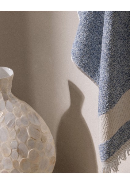 Brest %100 Pamuk Banyo Havlusu - Mavi - 75X150 cm fiyatları