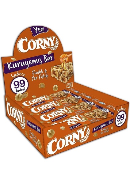 Kuruyemiş Bar Fındık Yer Fıstığı 20 gr x 12 Adet