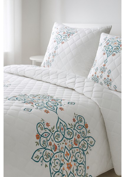 Canary Tek Kişilik Kapitone Dolgulu Pike 4 Mevsim Baklava Dsn |yastık Kılıfı Hediye| 160X230CM fiyatları