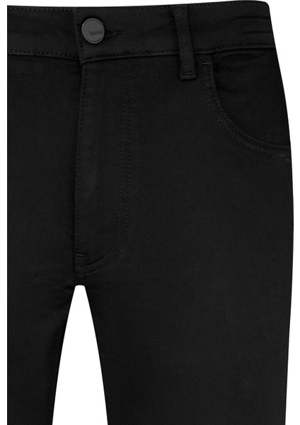 Siyah Slim Fit Pamuklu 5 Cep Kanvas Pantolon fiyatları
