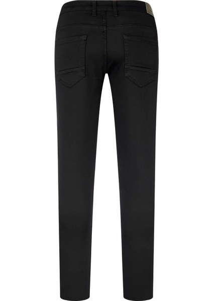 Siyah Slim Fit Pamuklu 5 Cep Kanvas Pantolon modelleri