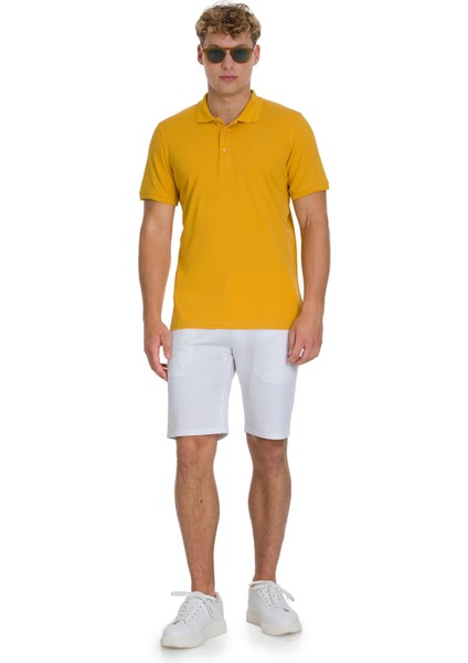 Hardal Regular Fit 100% Pamuklu Polo Yaka Tişört fiyatları