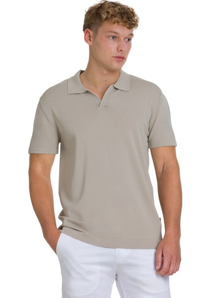 Vizon Regular Fit Polo Yaka Rayon Tişört