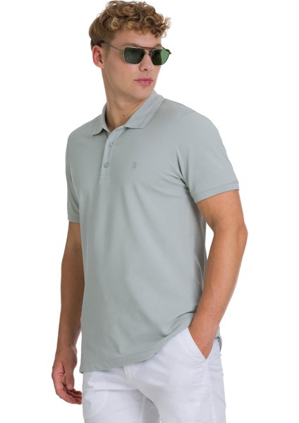 Yeşil Regular Fit 100% Pamuklu Polo Yaka Tişört modelleri