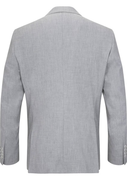 Gri Slim Fit Mono Yaka Klasik Takım Elbise fırsatları