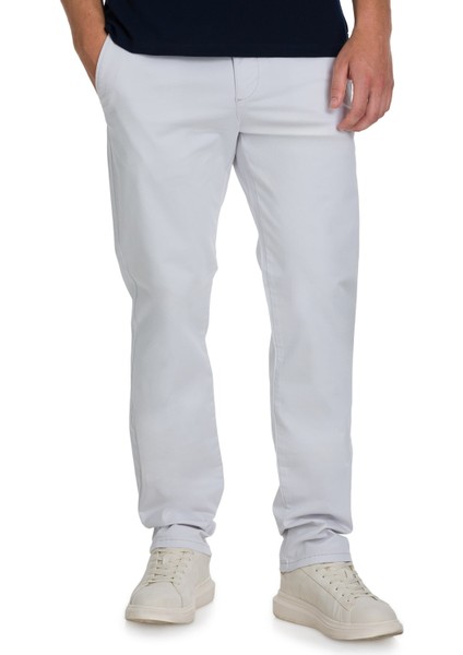 Taş Regular Fit Yandan Cepli Kanvas Pantolon