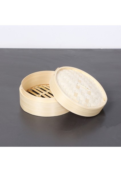 Mylamp Dim-Sum Bambu Buharda Pişirme ve Saklama Kabı 18 cm