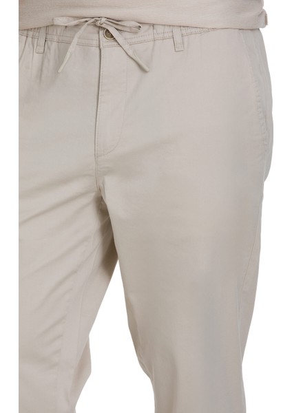 Bej Regular Fit Yandan Cep Pamuklu Jogger Pantolon modelleri